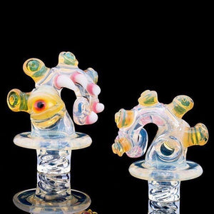 saltglass x melitzart glass spinner cap