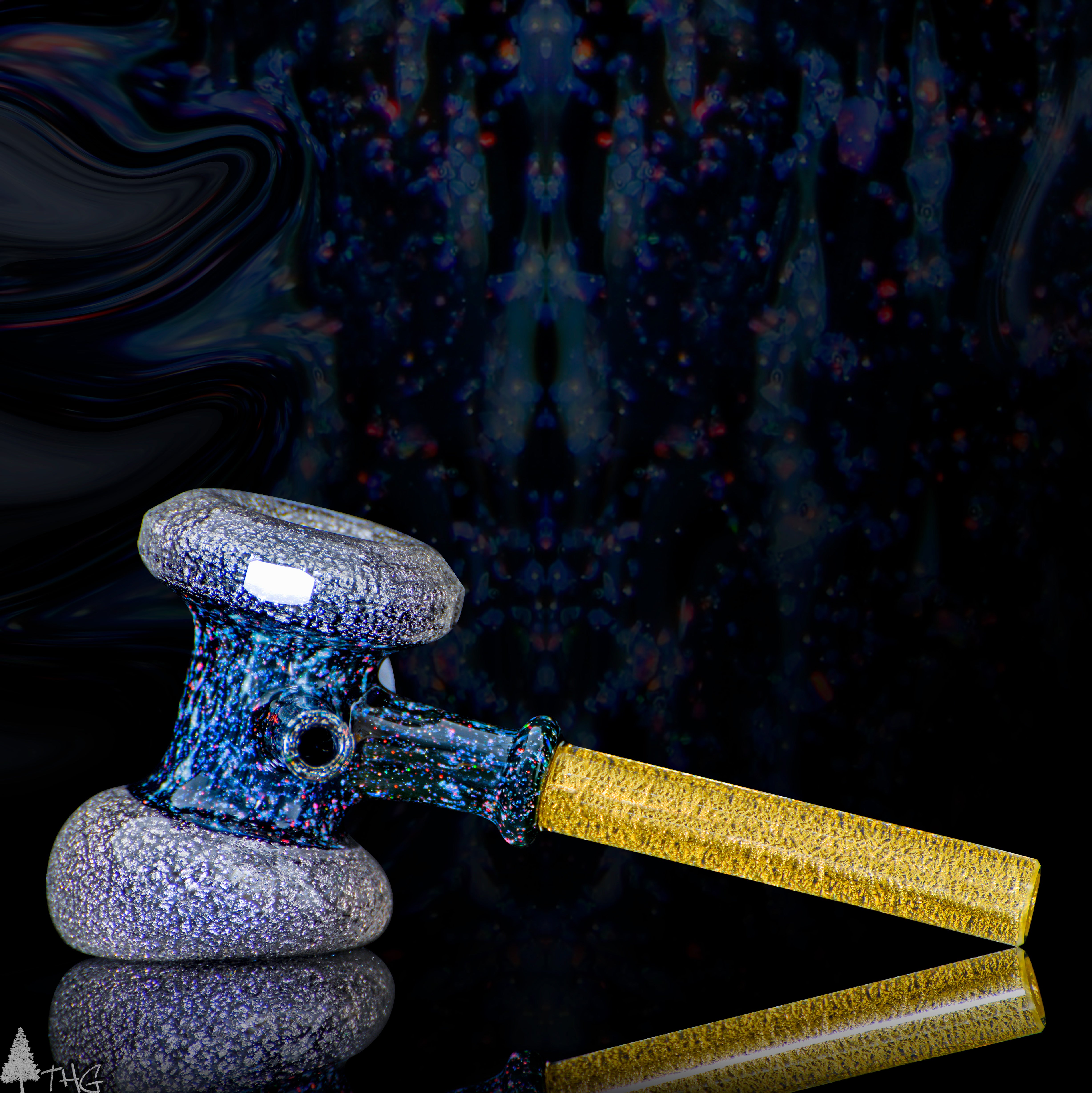 Sagan glass X Melitzart glasss pipe